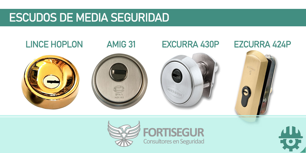 ESCUDOS DE MEDIA SEGURIDAD