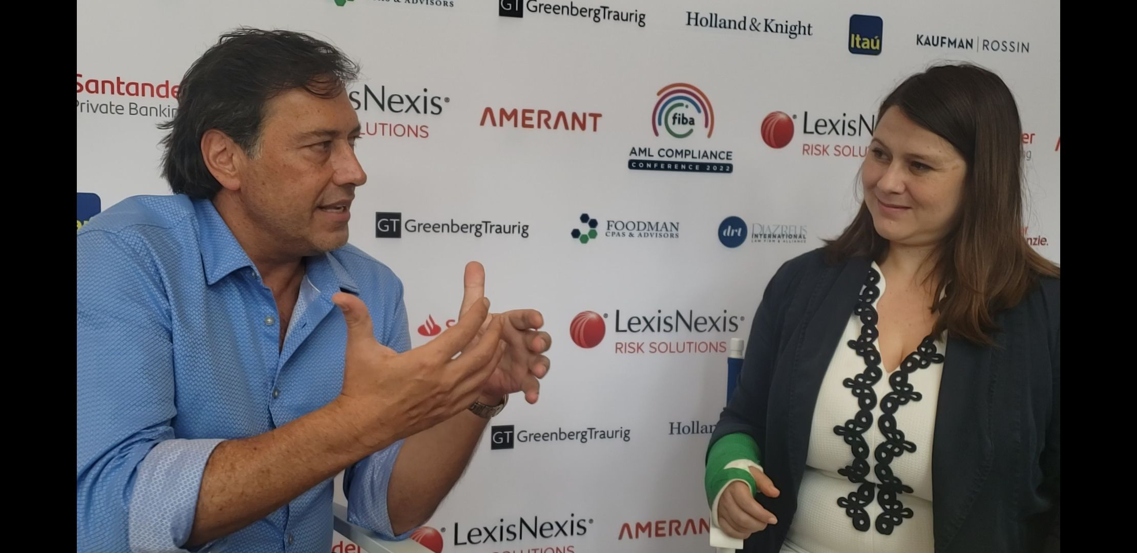Rodolfo Correal en el "AML Compliance conference FIBA 2022 Miami"