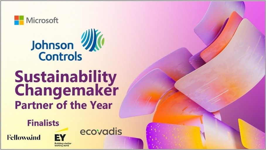 Johnson Controls es premiada por Microsoft por sus soluciones sostenibles para edificios inteligentes en 2022