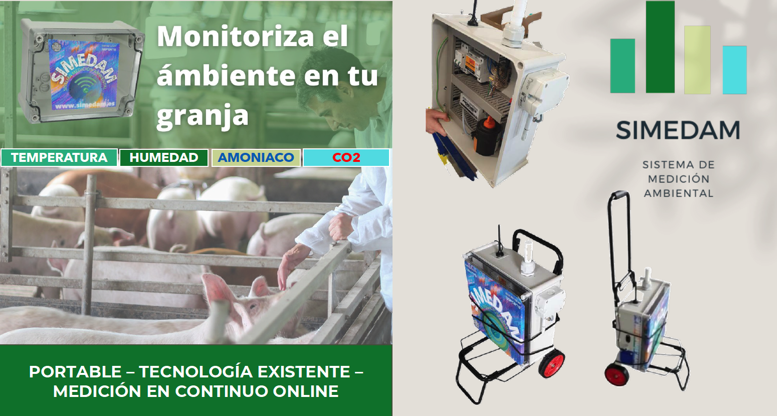 CLIMA PORCINO lanza SIMEDAM, una herramienta para medir el confort ambiental de las granjas