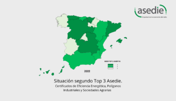 El top 3 Asedie, accesible en siete Comunidades Autónomas