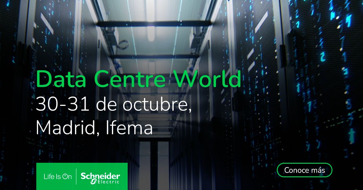 Schneider Electric presenta su oferta integral nativa para la continuidad digital total de los Centros de Datos, en Data Centre World Madrid 2023