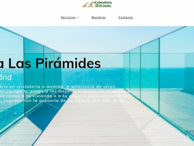 Cristalería Las Pirámides renueva su página web para ofrecer los mejores servicios en cristalería a medida