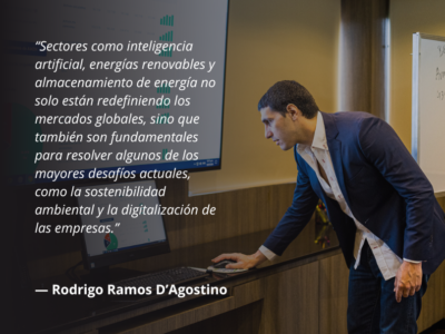 Rodrigo Ramos D’Agostino y Grupo Capital exploran inversiones en sectores tecnológicos y energéticos