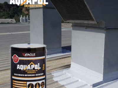 AQUAPOL: la solución instantánea de Eagle Group contra goteras y filtraciones, incluso en condiciones de lluvia intensa