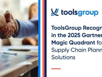 ToolsGroup incluida en Gartner Magic Quadrant 2025 de soluciones de planificación de cadena de suministro