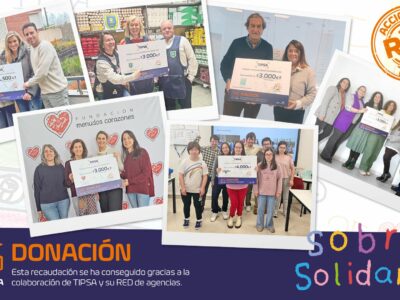 TIPSA concluye la novena edición de su Campaña Sobres Solidarios con una donación de cerca de 40.000€