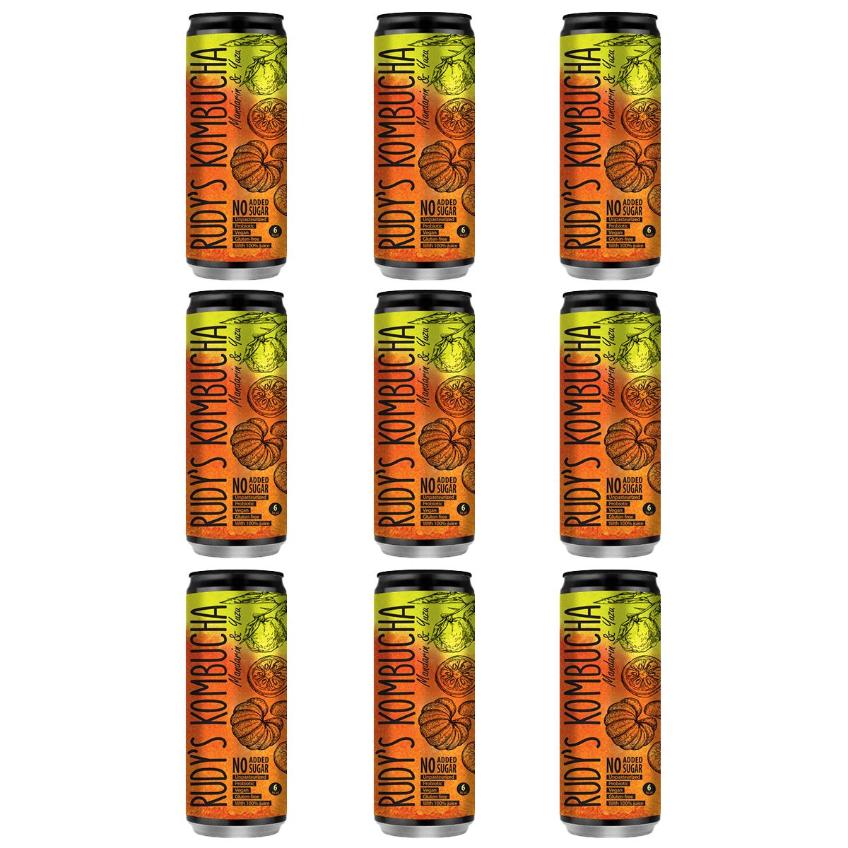 Rudy's Kombucha presenta un Kombucha premium con ingredientes 100% naturales