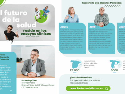 Pratia lanza una campaña para concienciar sobre el papel fundamental de los pacientes en los ensayos clínicos