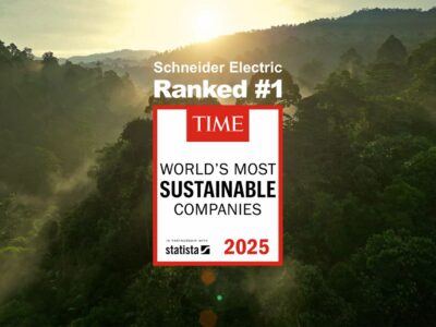 Schneider Electric reconocida como la empresa más sostenible del mundo por TIME y Statista