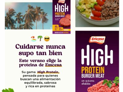 Emcesa cuenta con la gama High Protein para conseguir una alimentación equilibrada, sabrosa y rica en proteínas