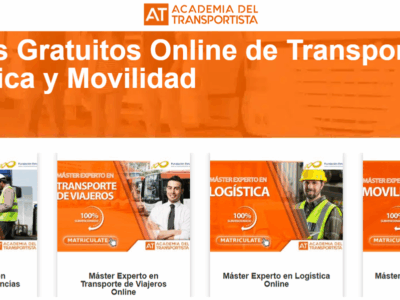 Septiembre sorprende con la mayor oferta de cursos gratuitos online en Transporte, Movilidad y Docencia