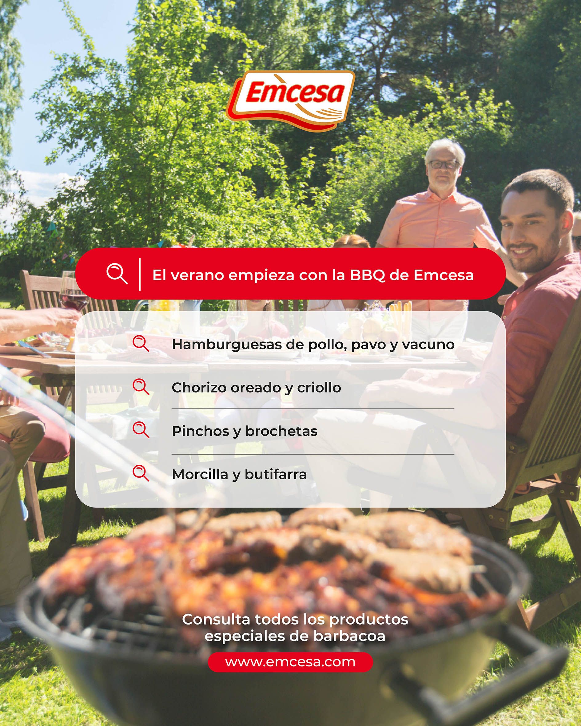 El verano empieza cuando se enciende la barbacoa con Emcesa