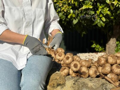 La Abuela Carmen reinventa el trenzado ancestral con su ajo negro