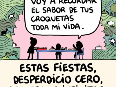 Celebrar unas fiestas sostenibles: el sector lácteo dice ‘no’ al desperdicio