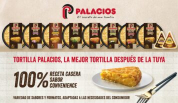 Nueva imagen en la gama Tortillas Palacios Receta Casera