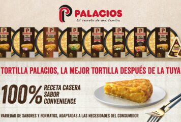 Nueva imagen en la gama Tortillas Palacios Receta Casera