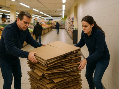 El «coste oculto» del cartón: cuando una compactadora se para, la tienda paga en tiempo y productividad