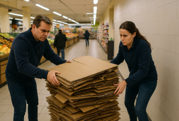 El «coste oculto» del cartón: cuando una compactadora se para, la tienda paga en tiempo y productividad