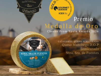 Quesos Villarejo arrasa en el Salón Gourmets: Oro, tres medallas y cuatro finalistas entre 801 quesos
