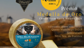 Quesos Villarejo arrasa en el Salón Gourmets: Oro, tres medallas y cuatro finalistas entre 801 quesos
