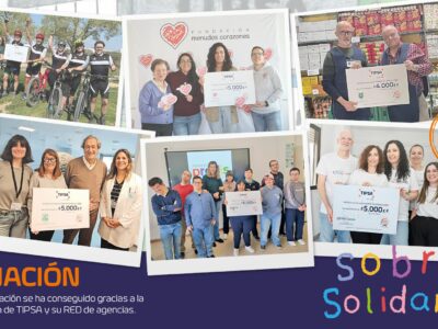 TIPSA recauda cerca de 40.000 € con un millón de Sobres Solidarios en su 10ª edición