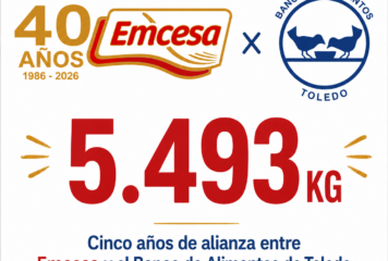 Emcesa y el Banco de Alimentos de Toledo cumplen 5 años de alianza