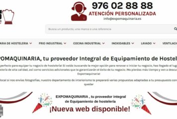 Expomaquinaria lanza su nueva web para reforzar su liderazgo en maquinaria y mobiliario de hostelería tras 17 años en el sector
