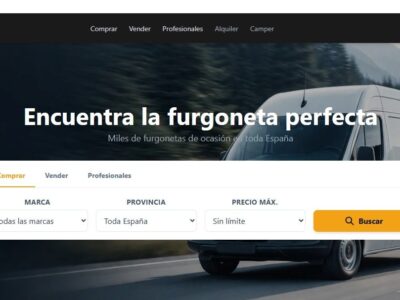 Furgonetas.net apuesta por un portal especializado para la compra y venta de furgonetas