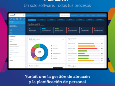 Yunbit une la gestión de almacén y la planificación de personal en una sola herramienta