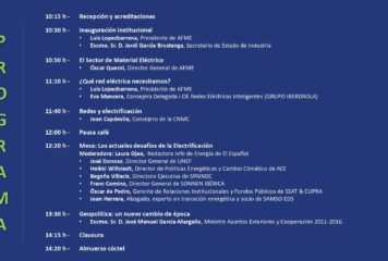 AFME incorpora a Joan Capdevila, consejero de la CNMC, a la jornada sobre los retos de la electrificación